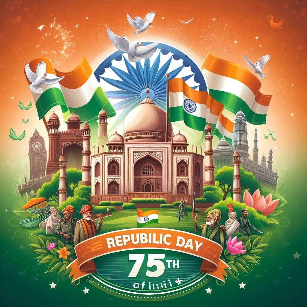75th Republic Day of India(Bharat): Celebrating India's Journey on Republic Day