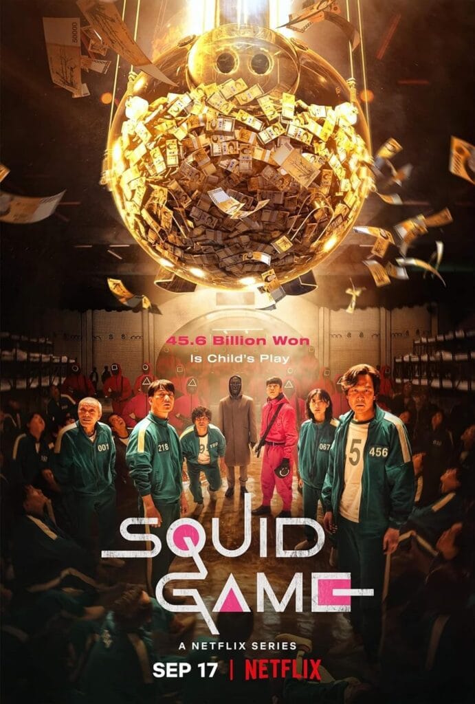 Top 10 Hindi Dubbed Web Series on Netflix - Squid Game (2021)