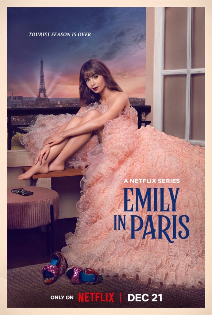 Top 10 Hindi Dubbed Web Series on Netflix - Emily in Paris (2020-present):