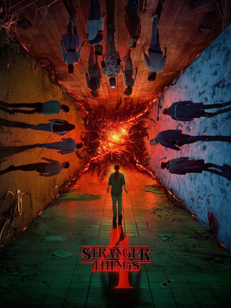 Top 10 Hindi Dubbed Web Series on Netflix - Stranger Things (2016-present)