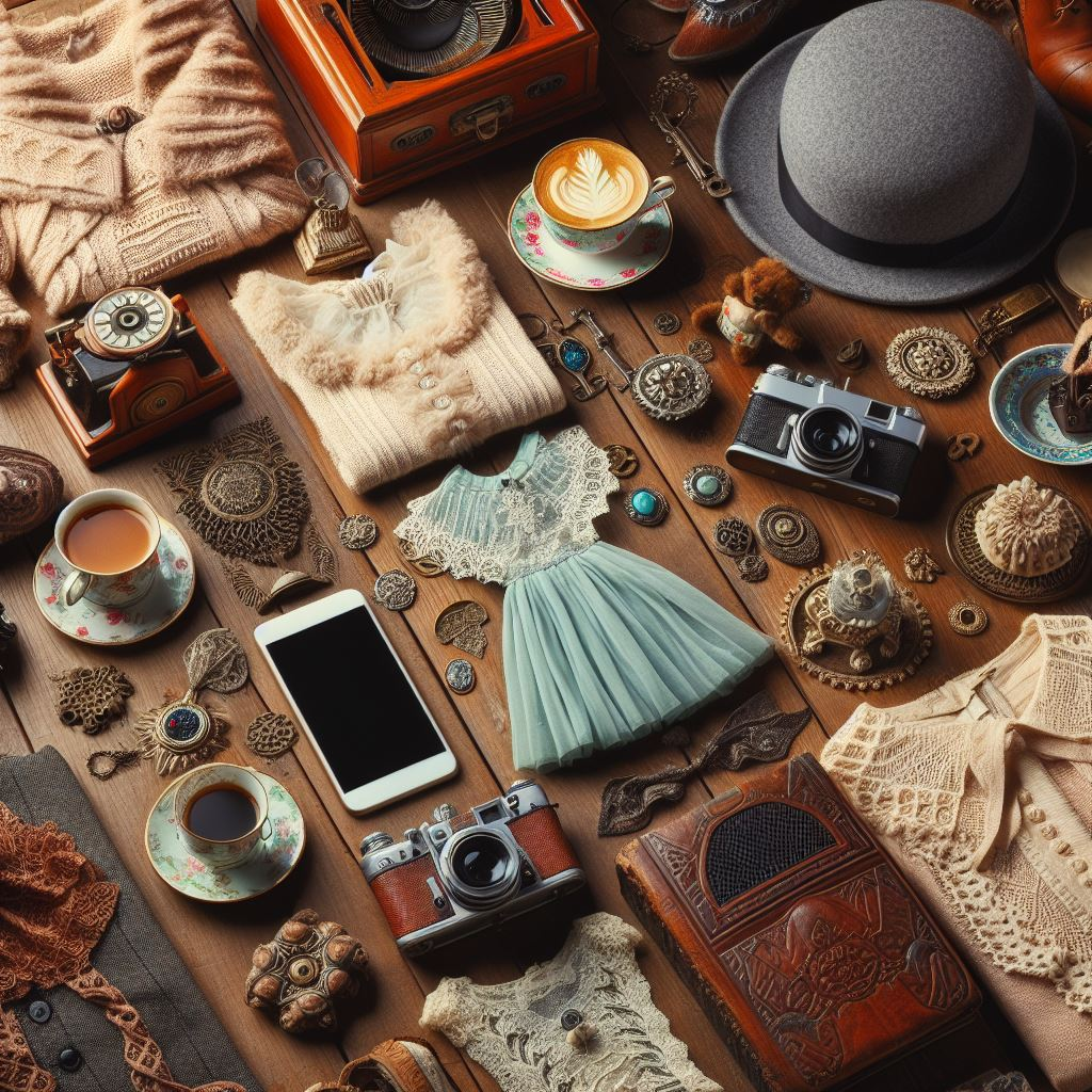 E-commerce Business: Curated vintage clothing store