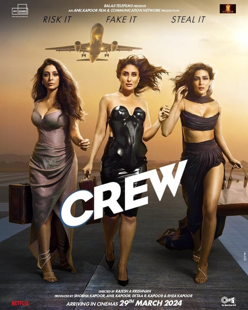on Netflix India This June 2024: Crew (2024)