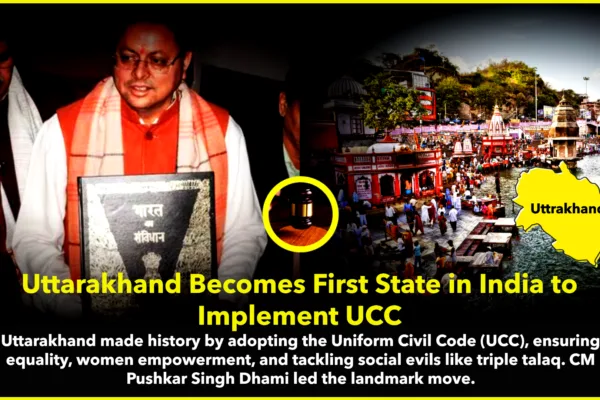 Uttarakhand Becomes First Indian State to Implement Uniform Civil Code (UCC) Uniform Civil Code