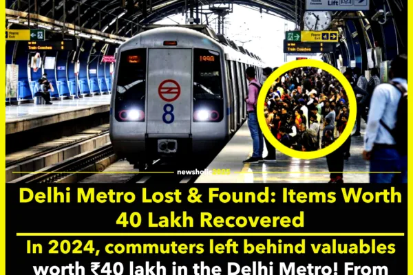 In 2024, Delhi Metro Commuters Left Behind Valuables Worth Over 40 Lakh Rupees, All Successfully Recovered Delhi Metro Lost & Found: Items Worth 40 Lakh Recovered