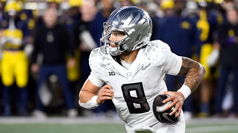 Oregon quarterback Dillon Gabriel suggests all football games should be played without bad weather