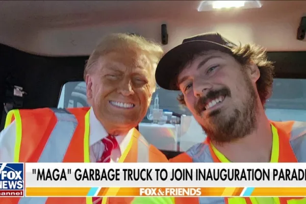 Garbage truck that drove Trump in viral campaign moment heads to inaugural parade