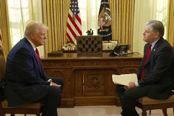 Trump reflects on return to White House after 4 years of Biden’s agenda: ‘Got there just in the nick of time’