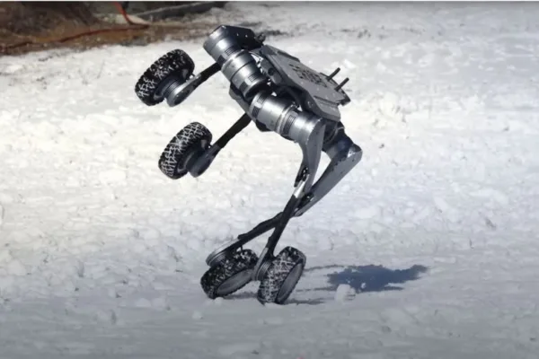 Wheeled wonder robot dog shows off crazy dance moves in all kinds of tough terrain