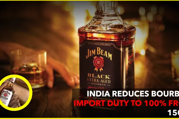 India Slashes Import Duty on Bourbon Whiskey to 100% from 150% India Slashes Import Duty on Bourbon Whiskey to 100% from 150%