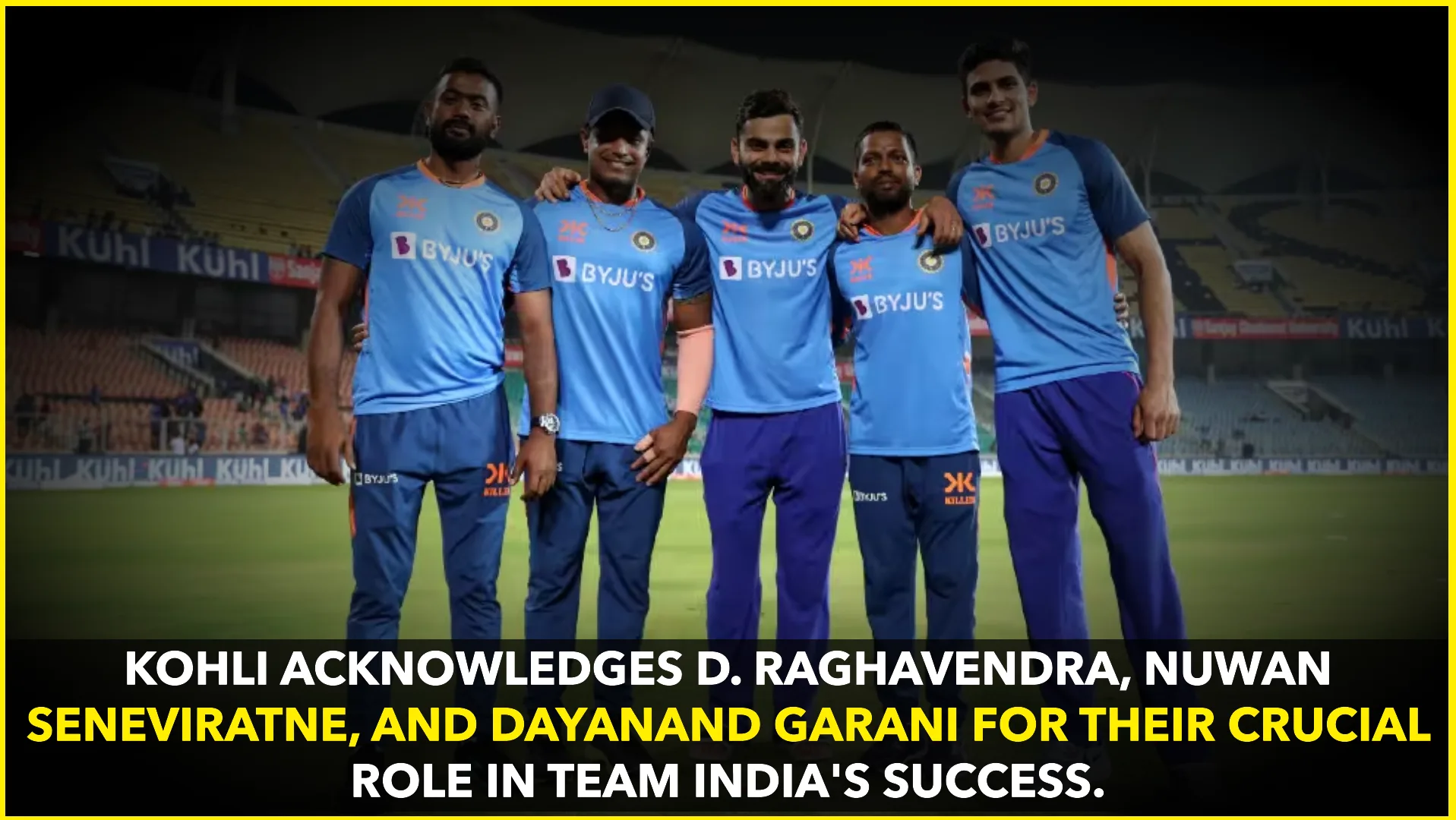 Virat Kohli Praises Throw-Down Specialists for Their Role in Team India’s Success