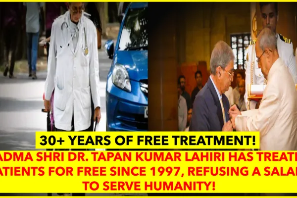Padma Shri Dr. Tapan Kumar Lahiri: A Life Devoted to Free Healthcare Padma Shri Dr. Tapan Kumar Lahiri: A Life Devoted to Free Healthcare