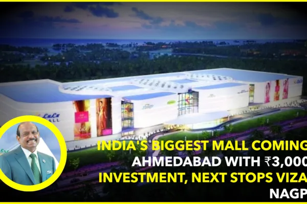 Lulu Group to Build India’s Biggest Mall in Ahmedabad with ₹3,000 Crore Investment, Expands to Vizag and Nagpur Lulu Group to Build India's Biggest Mall in Ahmedabad with ₹3,000 Crore Investment, Expands to Vizag and Nagpur