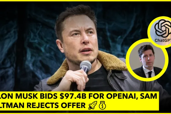 Elon Musk’s Consortium Bids $97.4 Billion for OpenAI; Sam Altman Responds with Twitter Offer Elon Musk’s Consortium Bids $97.4 Billion for OpenAI; Sam Altman Responds with Twitter Offer
