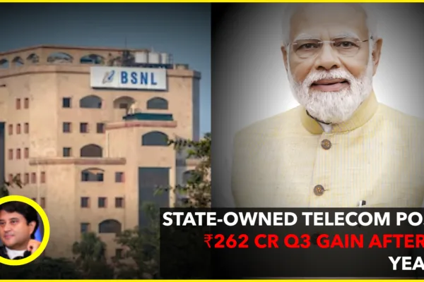 BSNL Reports Rs 262 Crore Profit in Q3 FY 2024-25, Its First Since 2007 BSNL Reports Rs 262 Crore Profit in Q3 FY 2024-25, Its First Since 2007