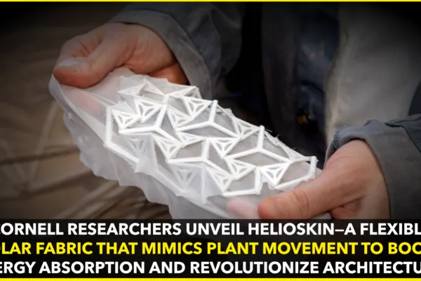 Cornell Researchers Unveil HelioSkin: A Solar Fabric Revolutionizing Energy Absorption Cornell Researchers Unveil HelioSkin: A Solar Fabric Revolutionizing Energy Absorption