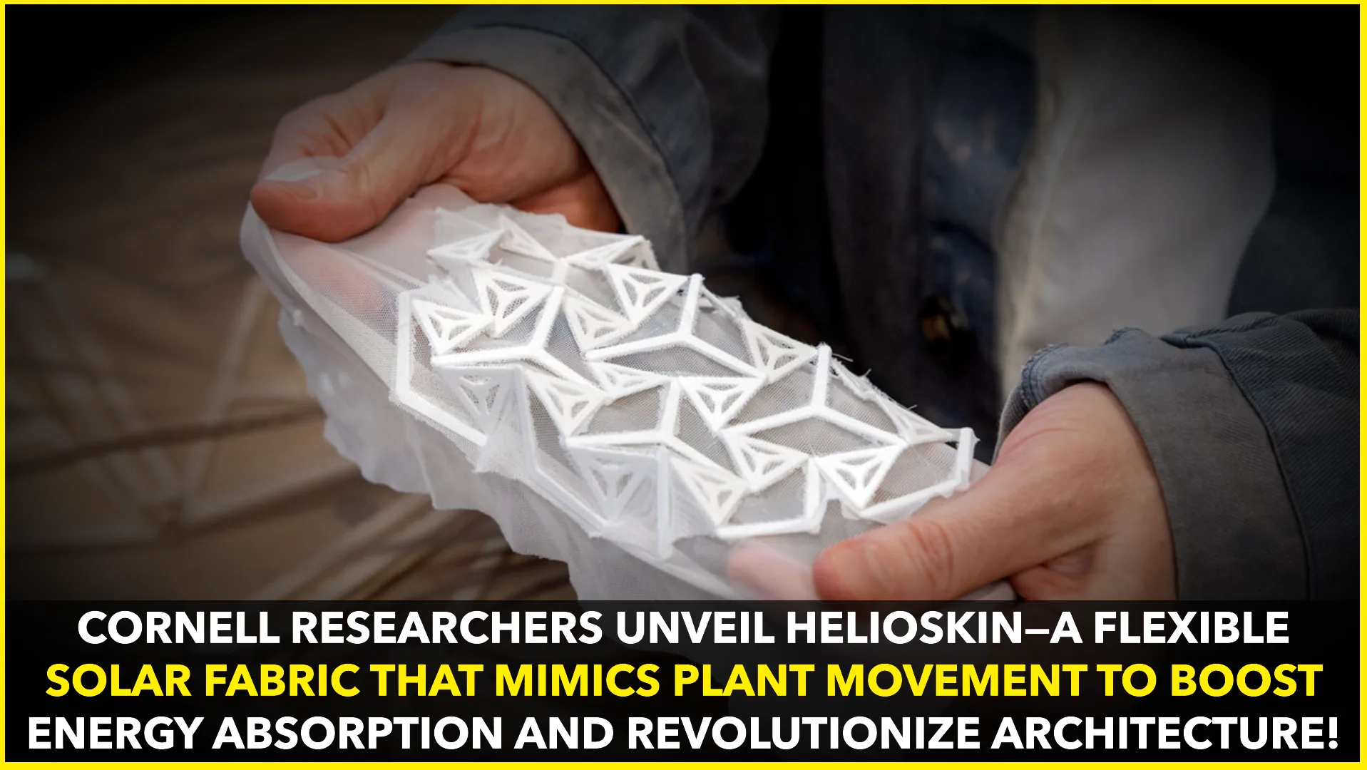 Cornell Researchers Unveil HelioSkin: A Solar Fabric Revolutionizing Energy Absorption