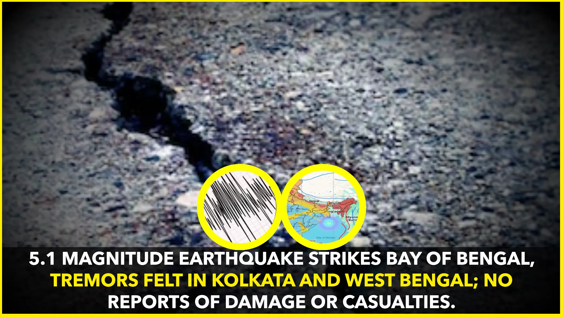 5.1 Magnitude Earthquake Strikes Bay of Bengal, Tremors Felt in Kolkata and West Bengal