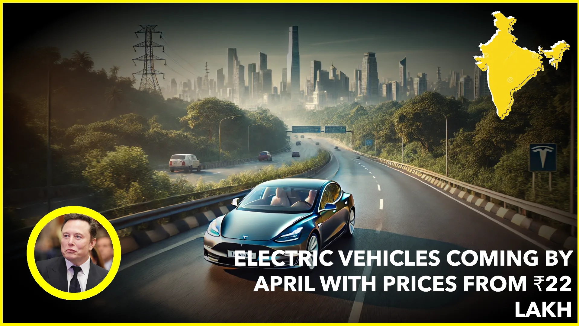 Tesla Set to Launch Electric Vehicles in India by April, Prices Starting at ₹22 Lakh