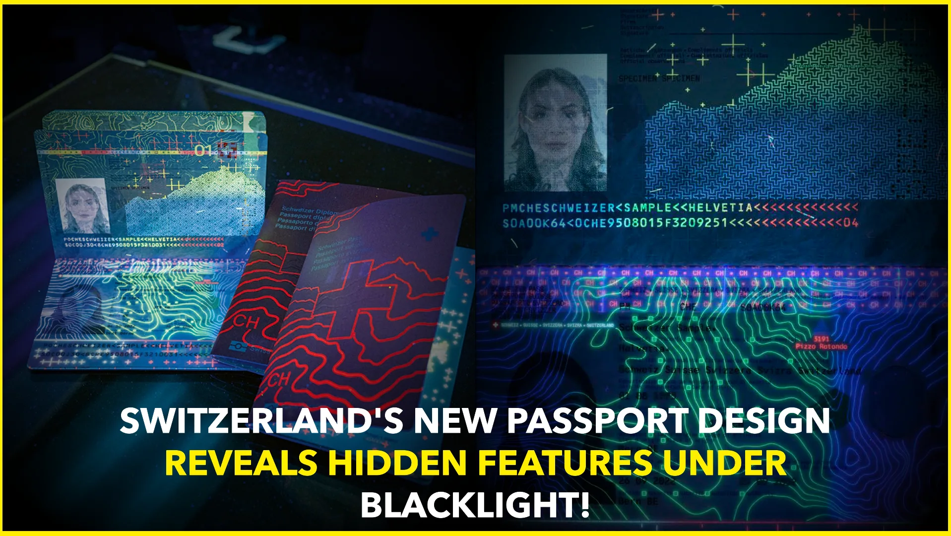 Switzerland Unveils Stunning New Passport Design with Hidden Glow Features