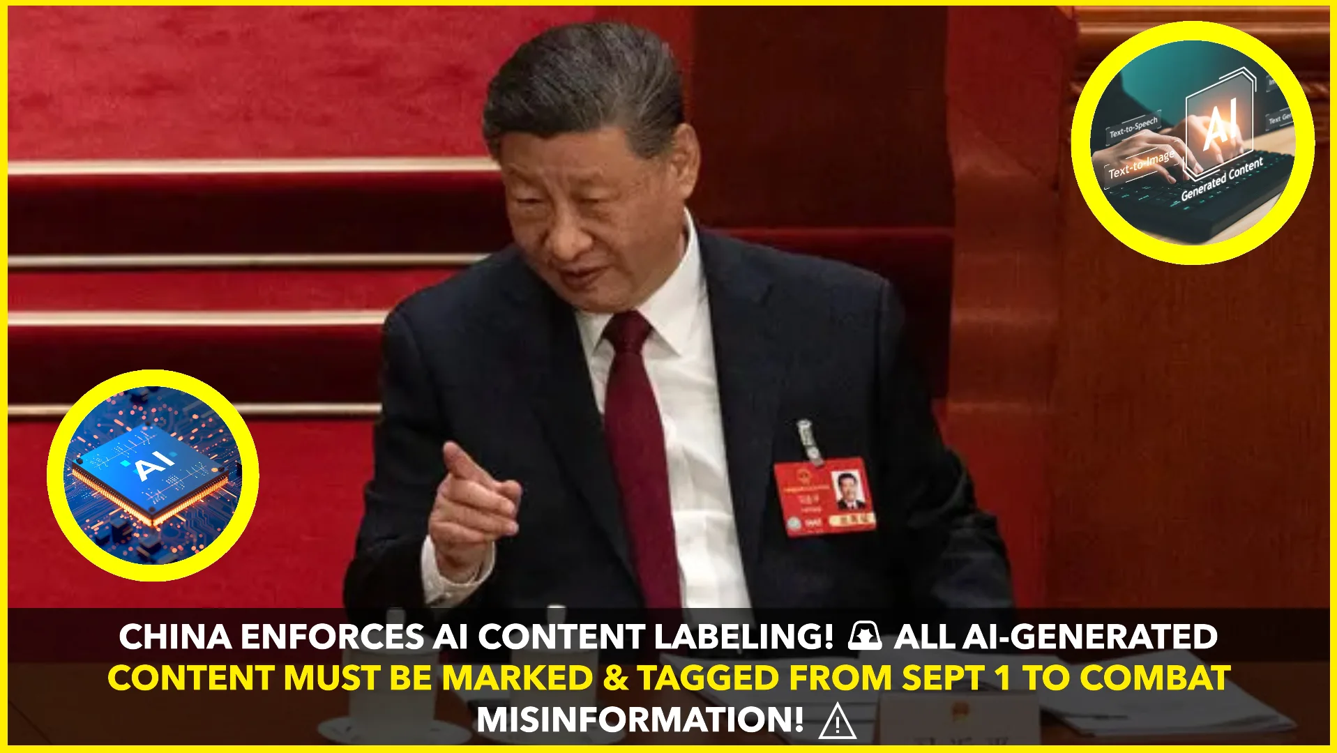 China Implements Strict Regulations for AI-Generated Content to Ensure Transparency