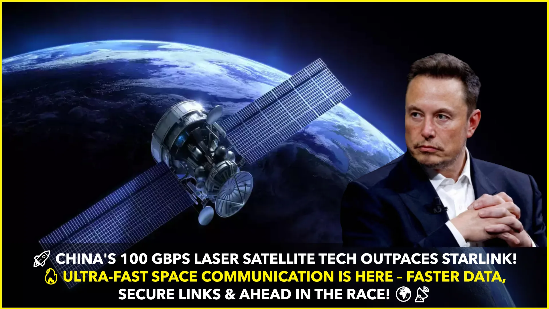 China’s 100 Gbps Laser Satellite Technology Outpaces Starlink, Transforming Space Communication