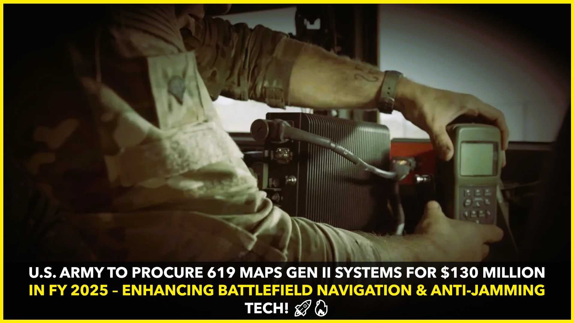 U.S. Army to Procure 619 MAPS Gen II Systems for $130 Million in FY 2025