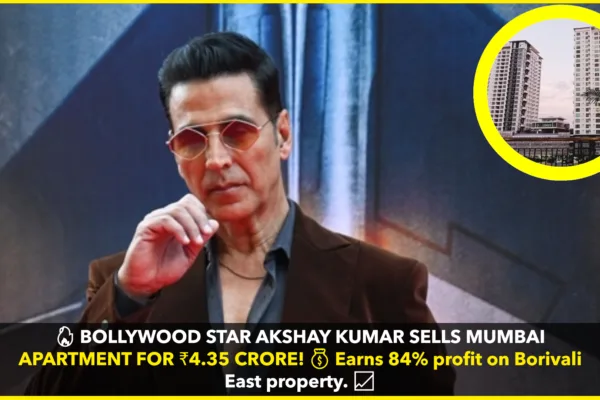 Akshay Kumar Sells Mumbai Apartment for ₹4.35 Crore, Earning 84% Profit Akshay Kumar Sells Mumbai Apartment for ₹4.35 Crore, Earning 84% Profit