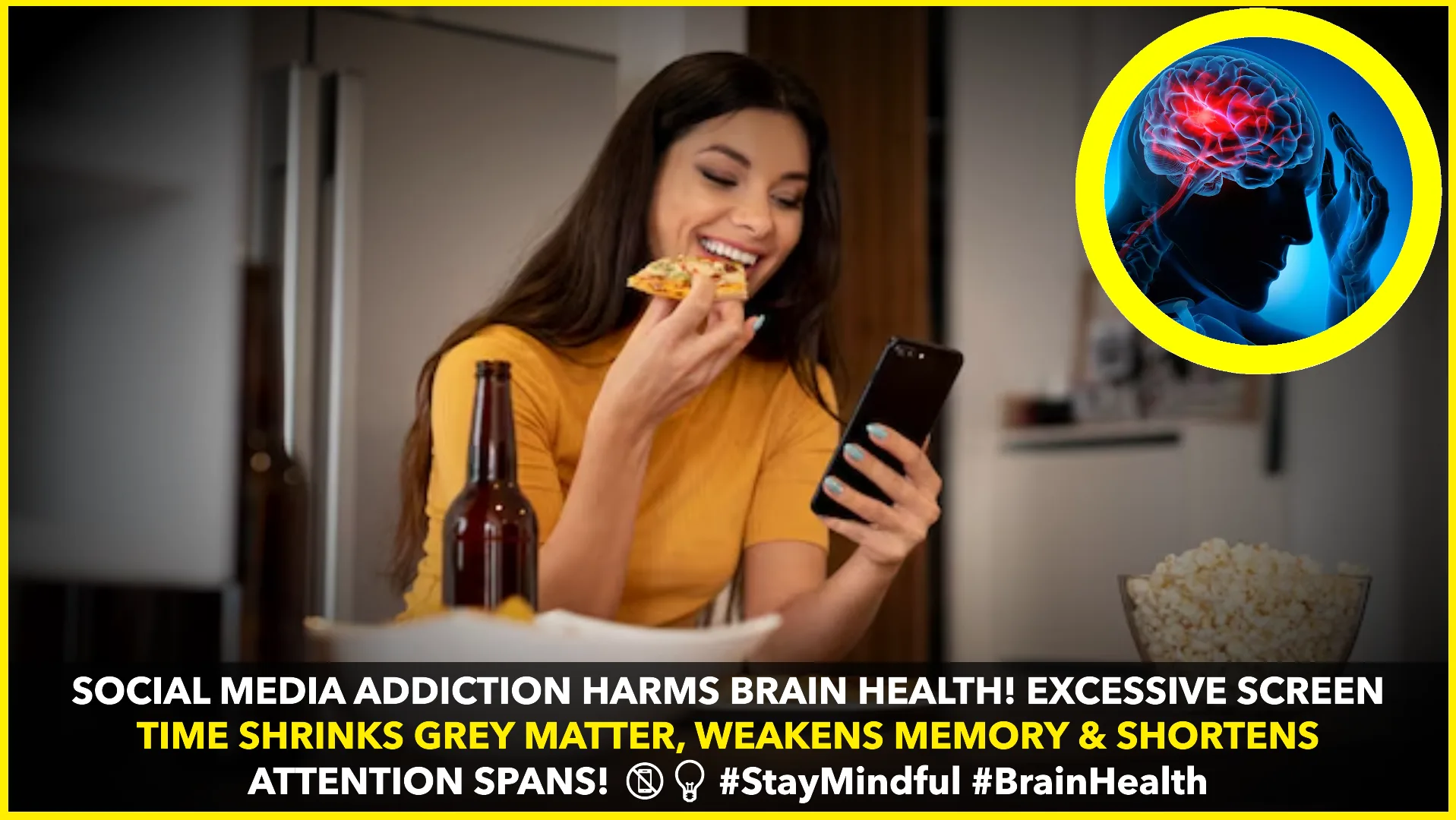 Research Reveals the Alarming Impact of Social Media Addiction on Brain Health