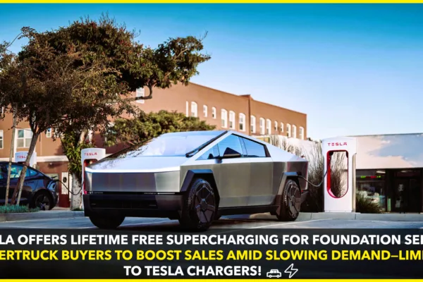 Tesla Offers Lifetime Free Supercharging for Foundation Series Cybertruck Buyers Tesla Offers Lifetime Free Supercharging for Foundation Series Cybertruck Buyers