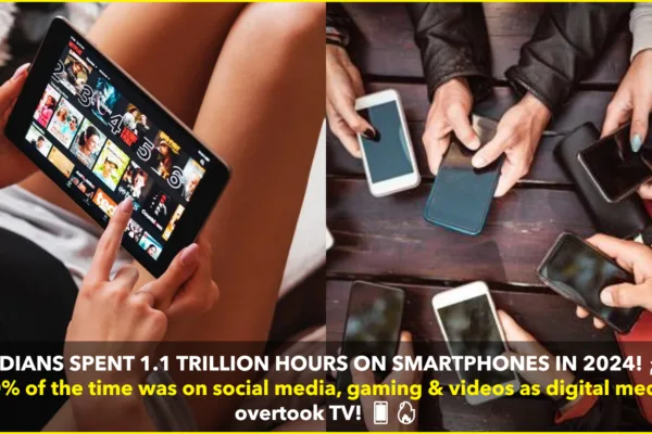 Indians Spent 1.1 Trillion Hours on Smartphones in 2024: EY Report Indians Spent 1.1 Trillion Hours on Smartphones in 2024: EY Report