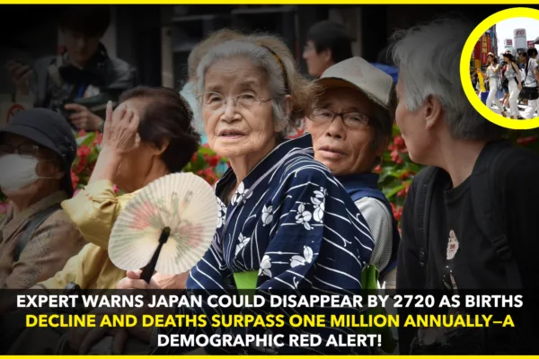 Japan’s Birthrate Crisis Reaches Critical Level: Expert Warns of Potential Population Disappearance by 2720 Japan’s Birthrate Crisis Reaches Critical Level: Expert Warns of Potential Population Disappearance by 2720