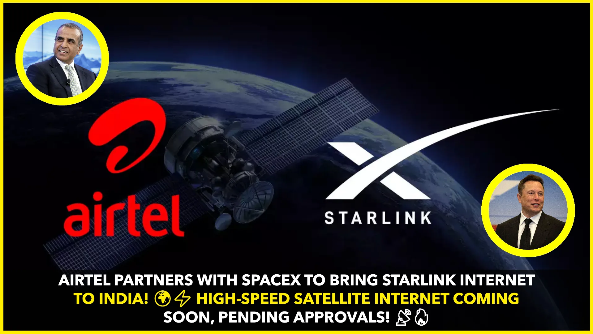 Airtel Partners with SpaceX to Bring Starlink Internet to India – A Game-Changer in Connectivity