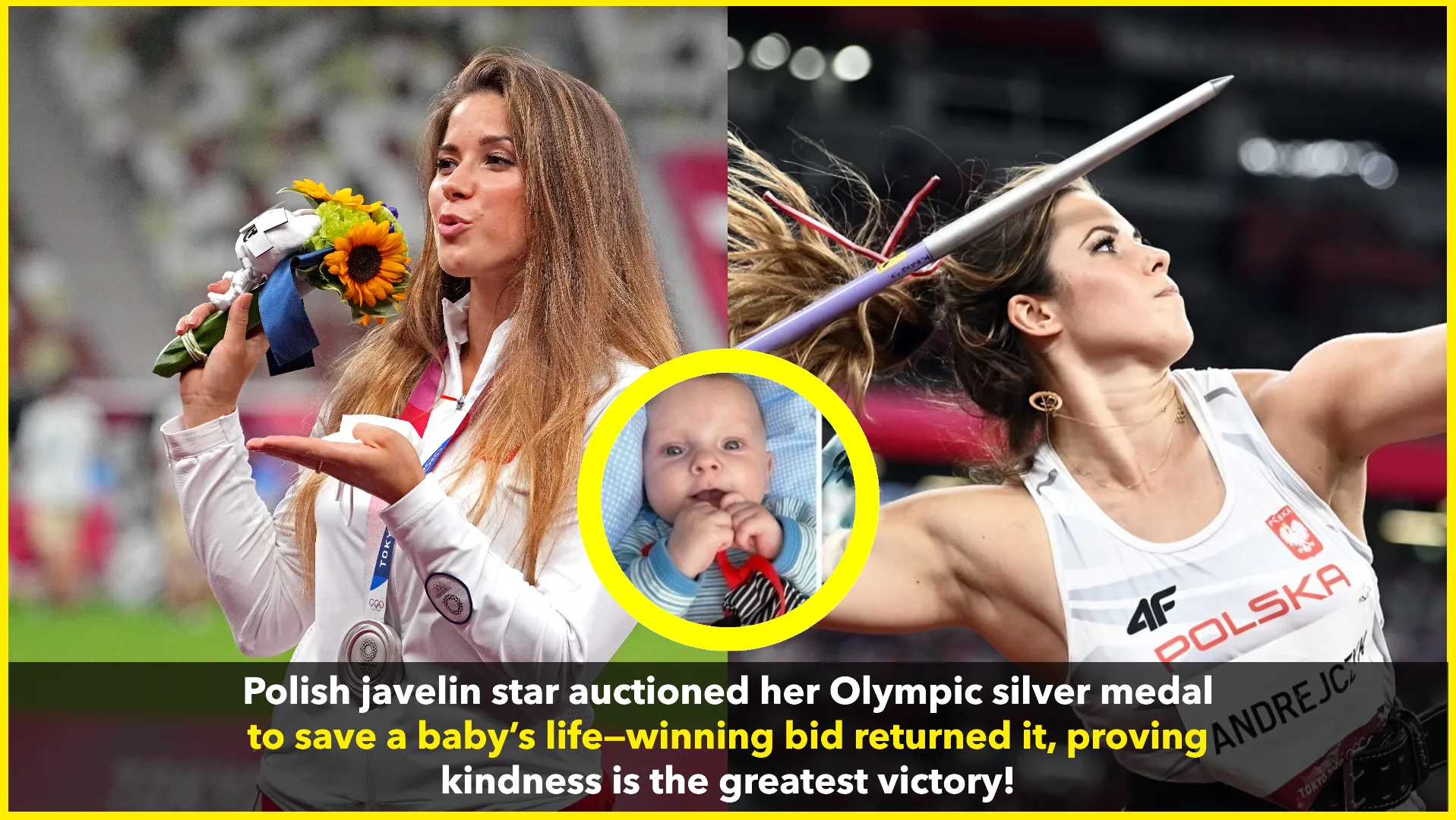 Polish Javelin Thrower Maria Andrejczyk’s Selfless Act: A True Champion’s Heart