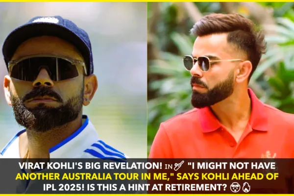 Virat Kohli Hints at Retirement from Australia Tours, Reflects on Cricketing Future Virat Kohli Hints at Retirement from Australia Tours, Reflects on Cricketing Future