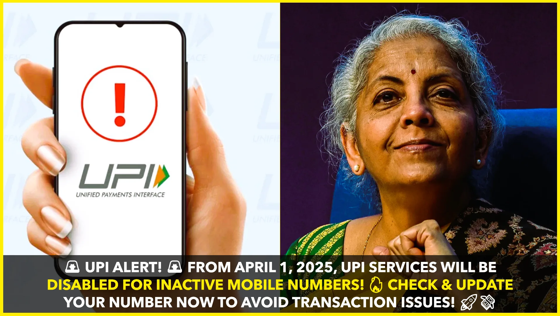 UPI Services to Be Disabled for Inactive Mobile Numbers from April 1, 2025 – What You Need to Know