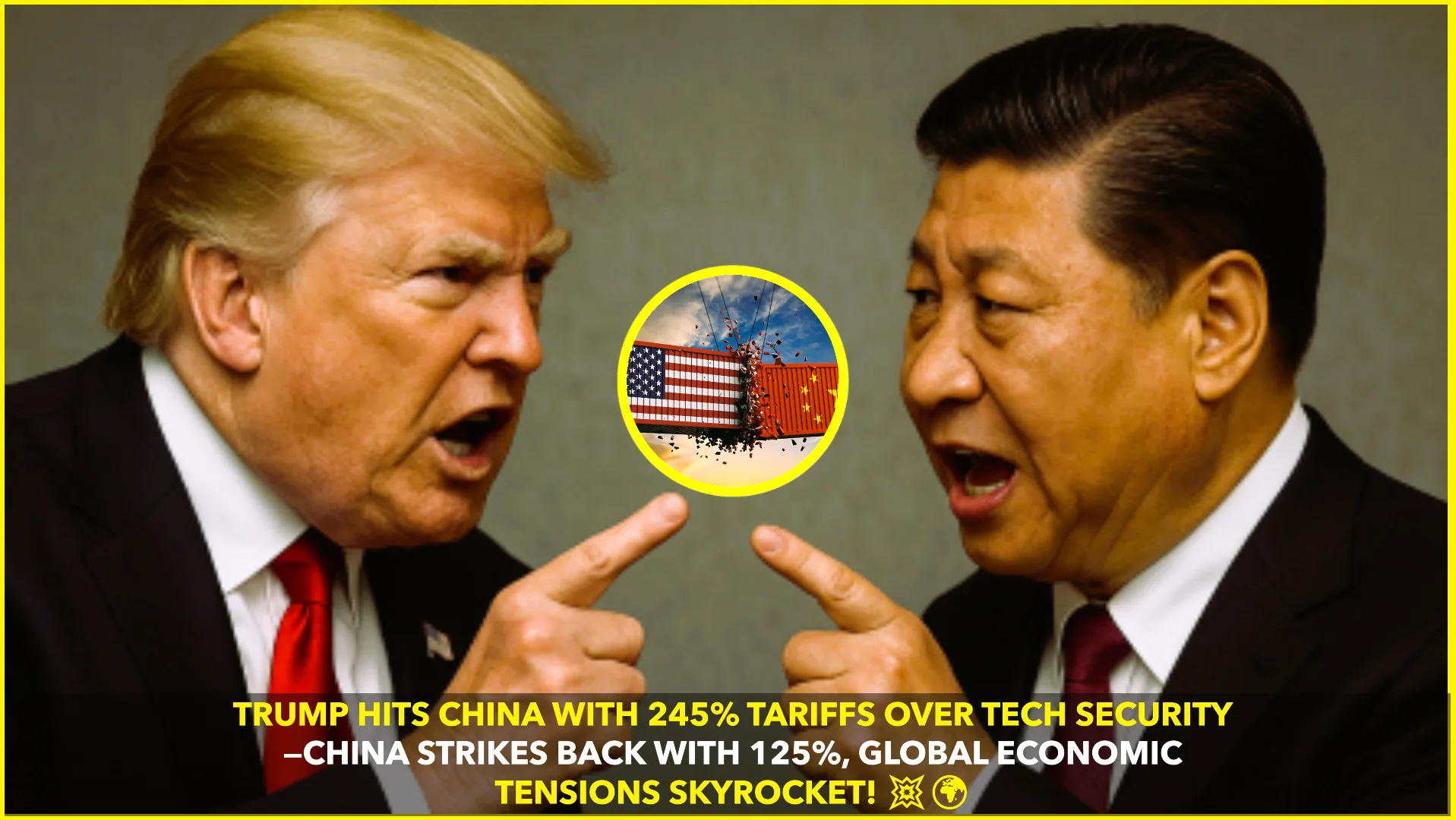 Trump Imposes Tariffs of Up to 245% on Chinese Imports, Citing National Security Risks; China Hits Back with 125% Tariffs on U.S. Goods