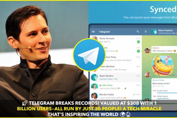 Telegram Hits $30 Billion Valuation with Over 1 Billion Users — Operated by Just 30 Employees Telegram Hits $30 Billion Valuation with Over 1 Billion Users — Operated by Just 30 Employees