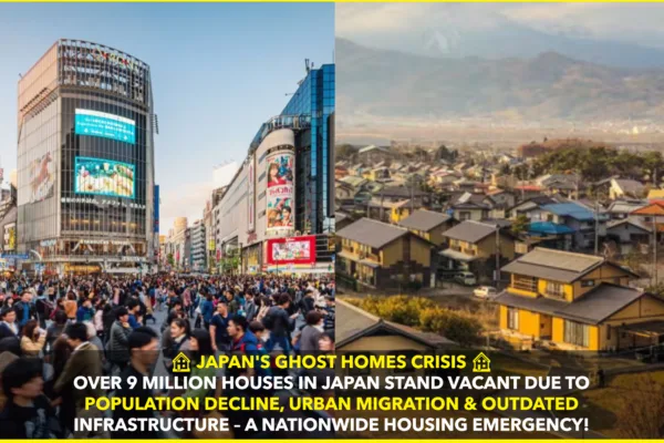 Japan Faces Housing Crisis with 9 Million Vacant Homes Amid Population Decline and Urban Migration Japan Faces Housing Crisis with 9 Million Vacant Homes Amid Population Decline and Urban Migration