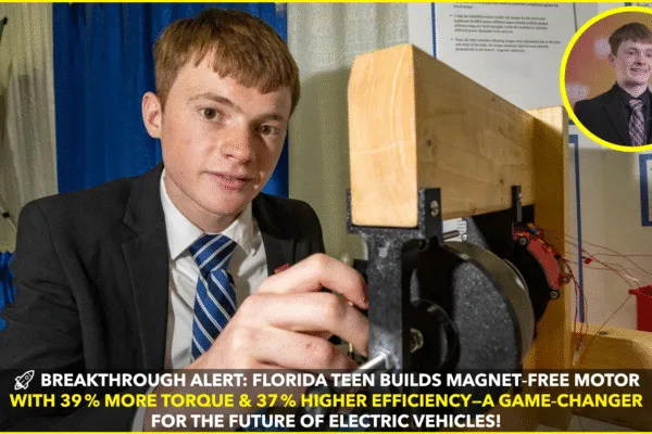 Florida Teen’s Breakthrough Motor Could Re‑wire the Electric‑Vehicle Industry Florida Teen’s Breakthrough Motor Could Re‑wire the Electric‑Vehicle Industry