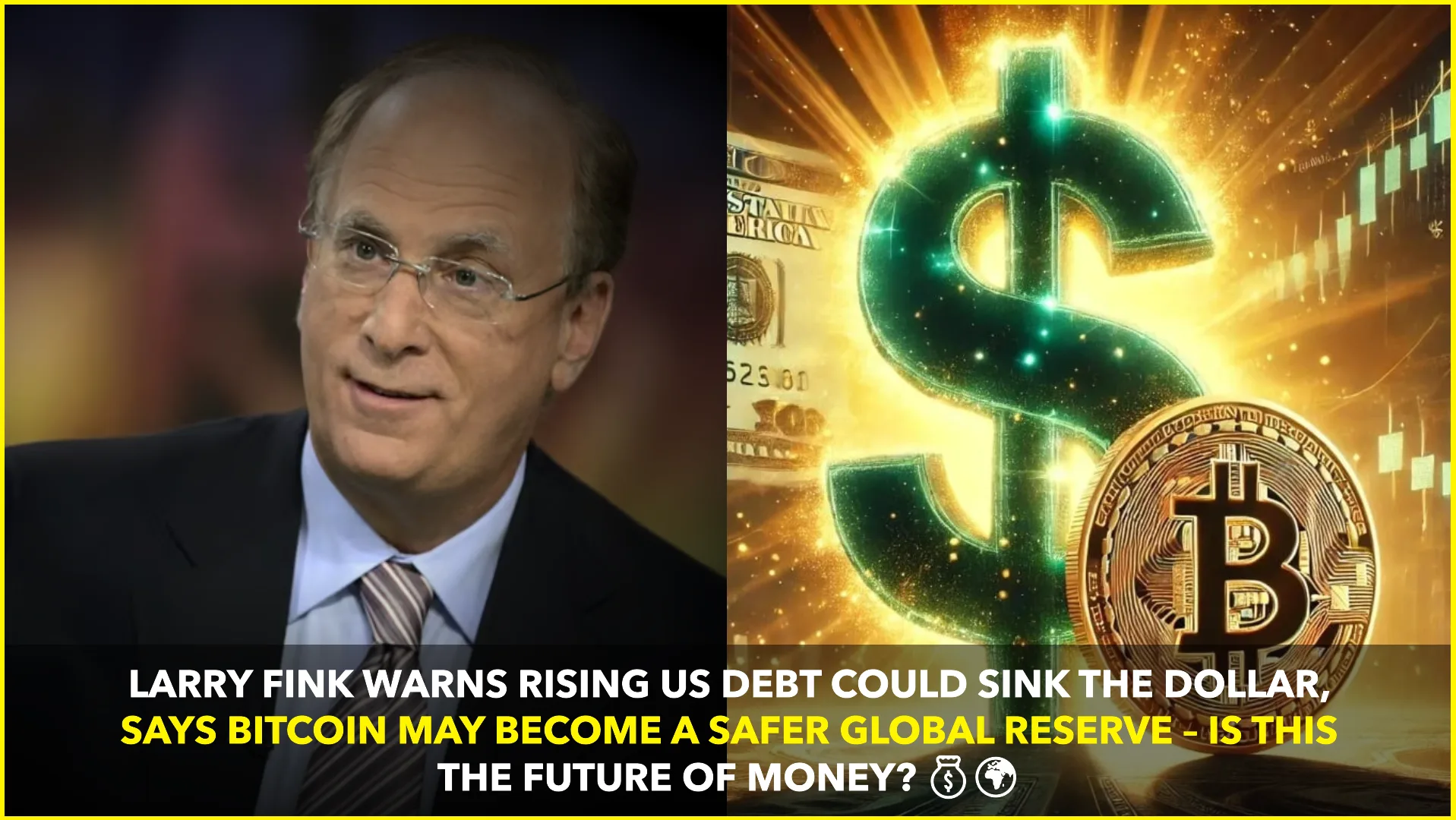BlackRock CEO Larry Fink Raises Alarm on US Dollar’s Future, Points to Bitcoin as Potential Alternative