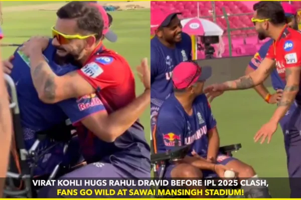 Virat Kohli Shares Heartfelt Hug with Rahul Dravid Ahead of IPL 2025 Clash in Jaipur Virat Kohli Shares Heartfelt Hug with Rahul Dravid Ahead of IPL 2025 Clash in Jaipur