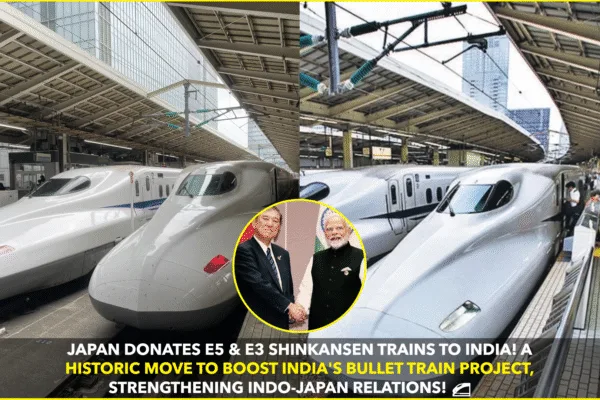 Japan to Donate E5 and E3 Series Shinkansen Trains to India, Strengthening Bilateral Ties Japan to Donate E5 and E3 Series Shinkansen Trains to India, Strengthening Bilateral Ties