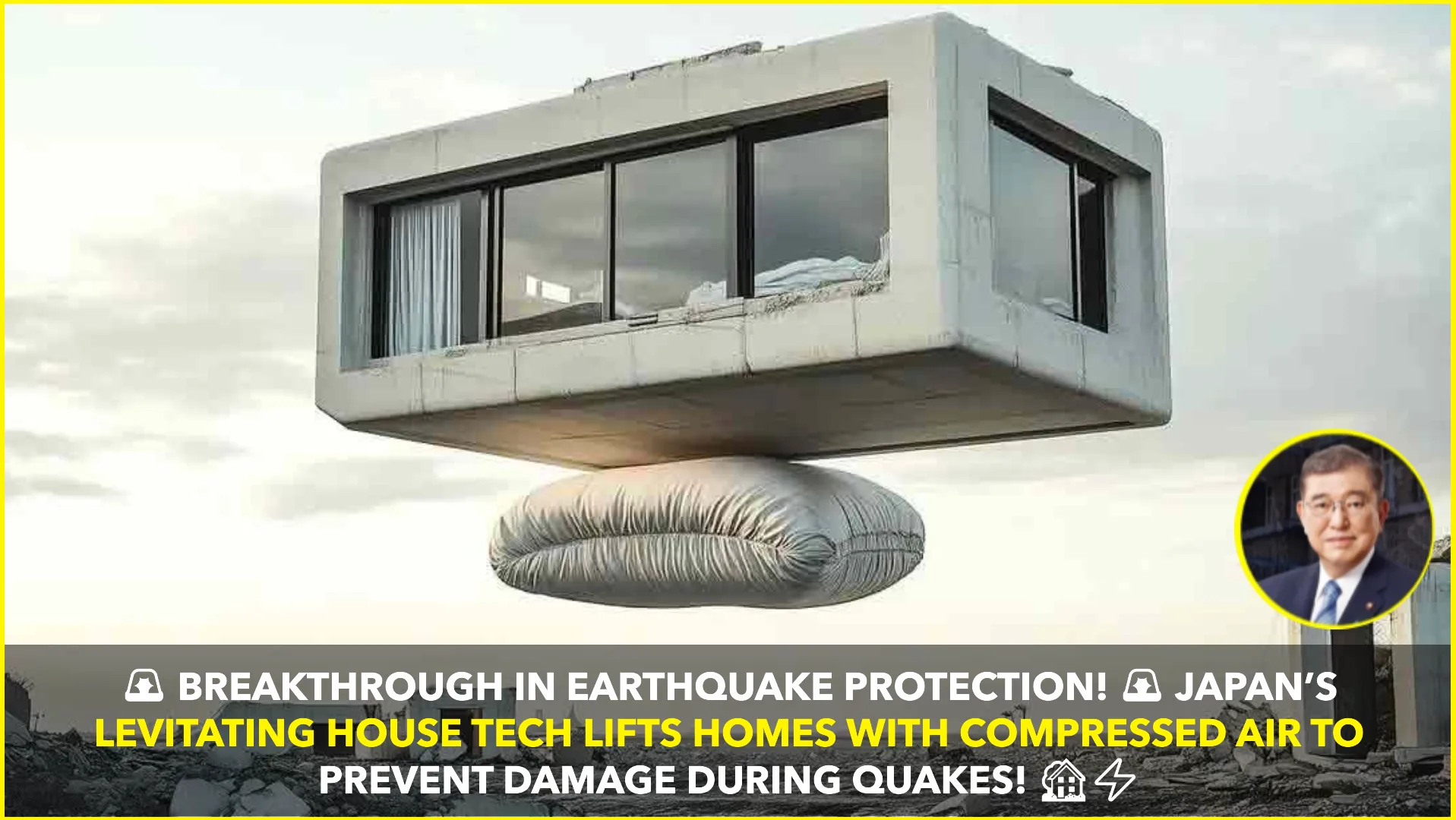 Japan’s New “Levitating House” Technology Aims to Protect Homes from Earthquakes