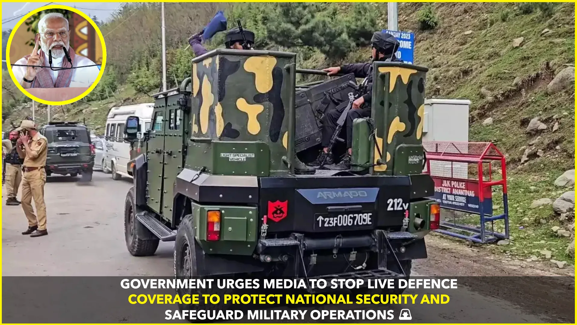 Government Urges Media to Avoid Live Defence Coverage for National Security