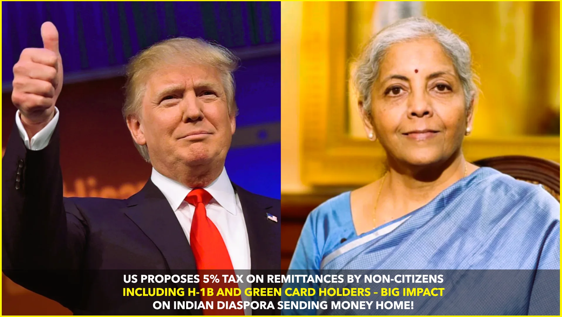 U.S. Proposes 5% Remittance Tax on Non-Citizens: Potential Impact on Indian Diaspora