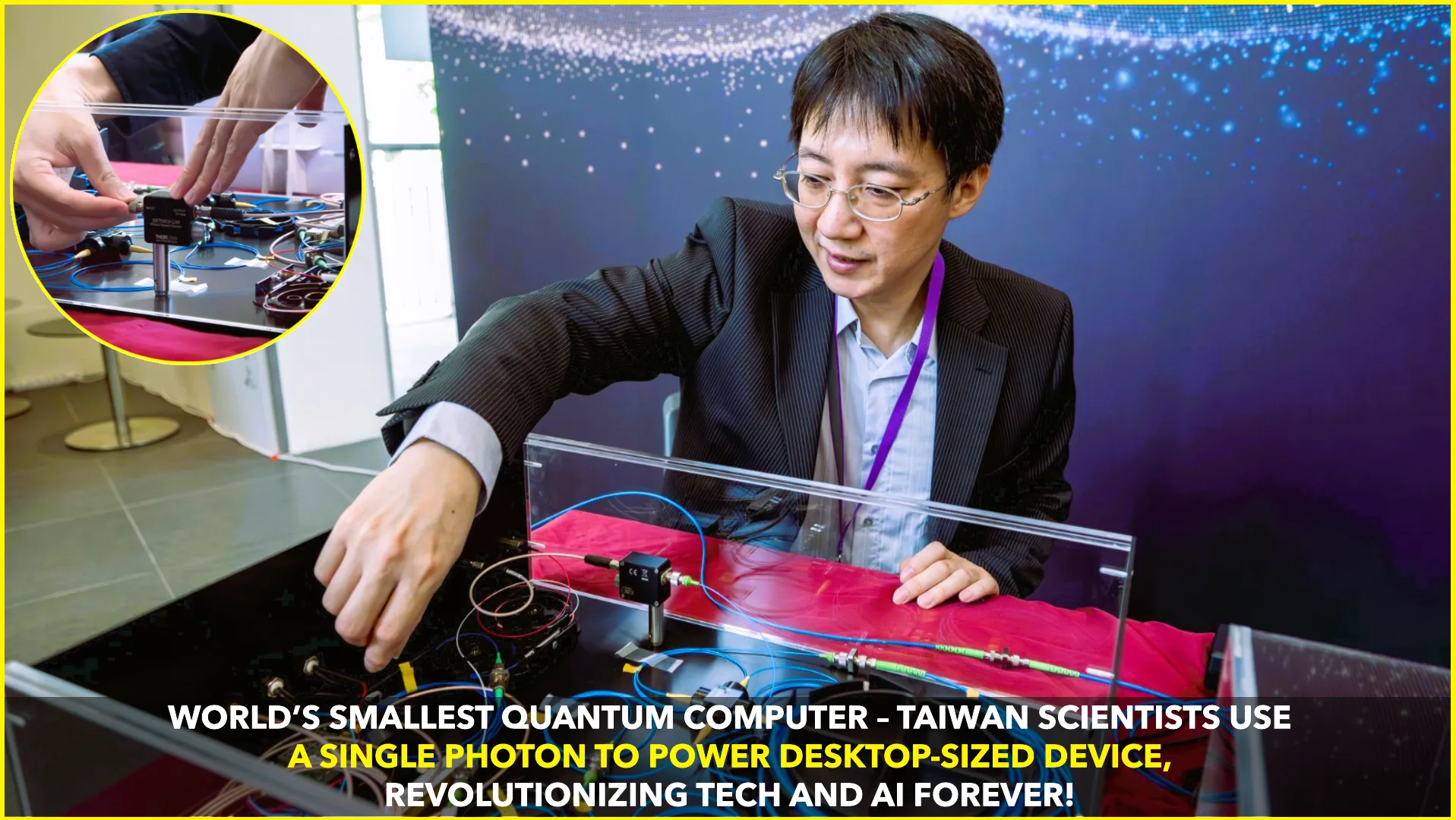 Taiwan Researchers Build World’s Smallest Quantum Computer Using Just One Photon