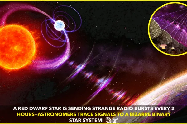 Red Dwarf Emits Mysterious Radio Bursts Every 2 Hours Red Dwarf Emits Mysterious Radio Bursts Every 2 Hours