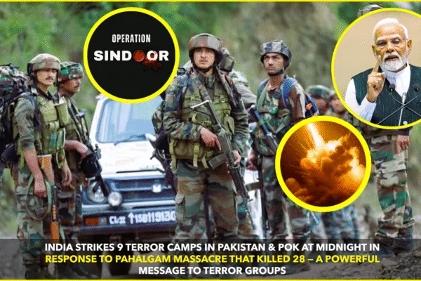 India Launches Precision Strikes on Terror Camps in Pakistan and PoK Following Pahalgam Massacre India Launches Precision Strikes on Terror Camps in Pakistan and PoK Following Pahalgam Massacre