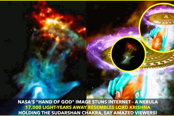 NASA Shares ‘Hand of God’ Nebula Image 17,000 LY Away NASA Shares 'Hand of God' Nebula Image 17,000 LY Away