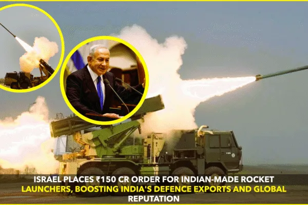 Israeli Firm Places ₹150 Crore Order for Rocket Launchers from Indian Defence Company Israeli Firm Places ₹150 Crore Order for Rocket Launchers from Indian Defence Company